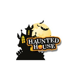 Haunted House Halloween dekorációk