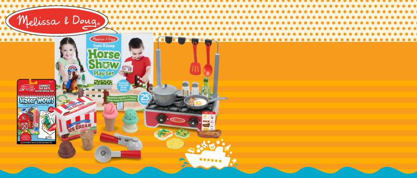 Melissa & Doug játékvásár - bébijátékok, fajátékok, bábok, plüssök, szerepjátékok bomba áron a Játéktenger webáruházban