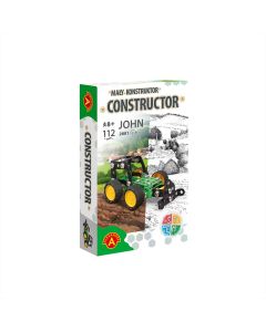 Alexander Toys Constructor - John hókotró traktor építőjáték