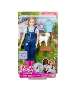 Barbie 65. évfordulós karrier játékszett - állatorvos baba kiegészítőkkel
