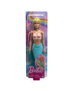 Barbie Dreamtopia sellő baba színes hajjal - kék
