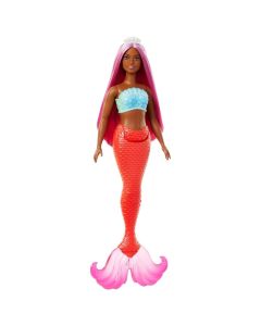 Barbie Dreamtopia sellő baba színes hajjal - rózsaszín
