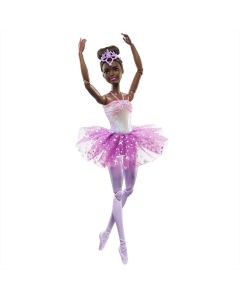 Barbie Dreamtopia Tündöklő szivárványbalerina - barna (HLC26)