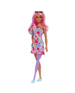 Barbie Fashionista barátnők stílusos divatbaba - lábprotézissel #189