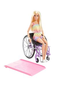 Barbie Kerekesszékes Barbie baba