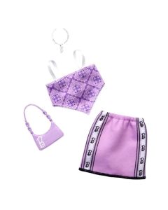 Barbie Ruhaszett - lila szett táskával