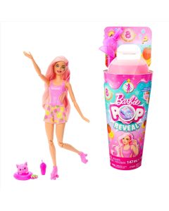 Barbie Slime Reveal meglepetés baba - eper (HWN40/HWN41)