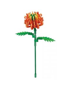 Bouquet virág építőkocka - Krizantém