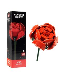Bouquet virág építőkocka - Rózsa