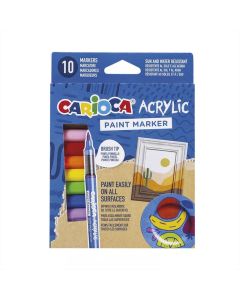 Carioca Akril ecsetfilctoll, 10 db