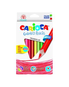 Carioca Háromszög Jumbo színes ceruza szett, 12 db-os