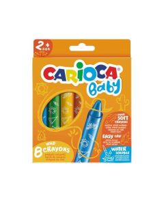 Carioca Lemosható extra puha Baby zsírkréta szett, 8 db-os