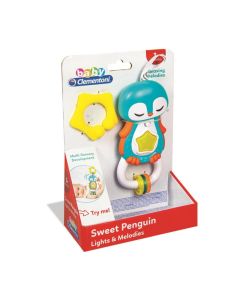 Clementoni Baby Pingvin csörgő hanggal és fénnyel