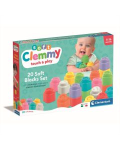 Clementoni Clemmy Puha építőelemek, 20 db