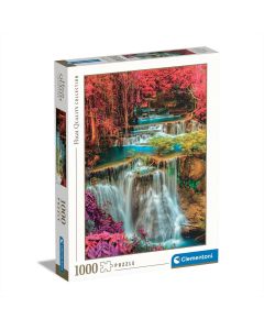 Clementoni Puzzle 1000 db - Csodálatos vízesés Thaiföldön