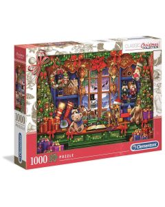 Clementoni Puzzle 1000 db Christmas Collection - Karácsonyi bolt