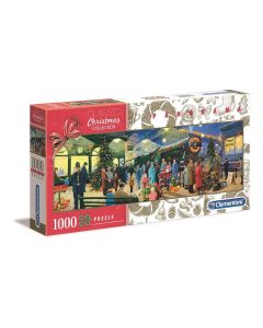 Clementoni Puzzle 1000 db Classic Christmas Collection - Karácsonyi utazás