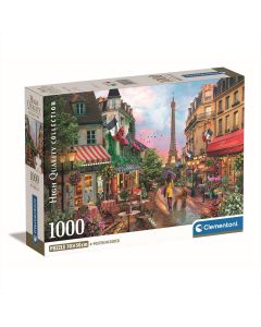 Clementoni Puzzle 1000 db Compact puzzle - Virágok Párizsban