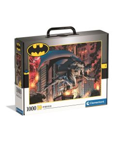 Clementoni Puzzle 1000 db DC - Batman bőrönd tárolódobozban