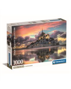 Clementoni Puzzle 1000 db High Quality Collection - A csodálatos Mont Saint-Michel