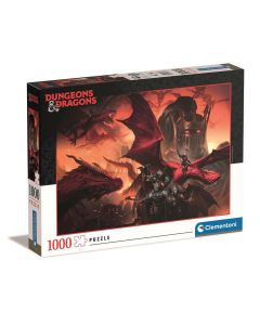 Clementoni Puzzle 1000 db High Quality Collection Dungeons & Dragons - Vörös Sárkány