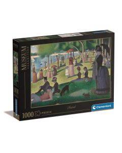 Clementoni Puzzle 1000 db Museum Collection - Seurat - Vasárnap délután a Grande Jatte szigetén