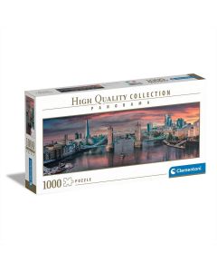 Clementoni Puzzle 1000 db Panorama - A folyón túl