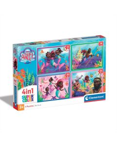 Clementoni Puzzle 104 db Supecolor 4 az 1-ben - Ariel