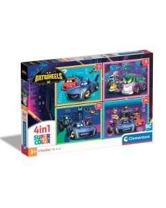 Clementoni Puzzle 104 db Supecolor 4 az 1-ben - Batwheels