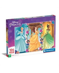 Clementoni Puzzle 104 db Super - Disney hercegnők