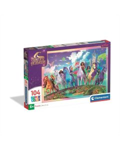 Clementoni Puzzle 104 db SuperColor puzzle - Unikornis Akadémia 1