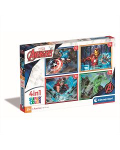 Clementoni Puzzle 12-16-20-24 db SuperColor puzzle - Marvel Bosszúállók