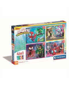 Clementoni Puzzle 12-16-20-24 db SuperColor puzzle - Póki és csodálatos barátai