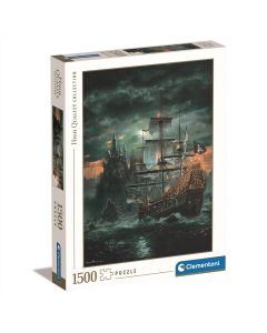 Clementoni Puzzle 1500 db High Quality Collection - Kalózhajó