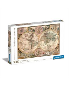 Clementoni Puzzle 3000 db - Antik térkép