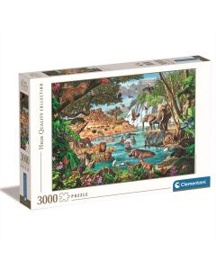 Clementoni Puzzle 3000 db High Quality Collection - Afrikai oázis