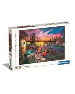 Clementoni Puzzle 3000 db High Quality Collection - Naplemente Manhattenben