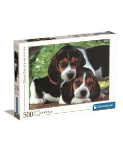 Clementoni Puzzle 500 db High Quality Collection - Beagle Kiskutyák 