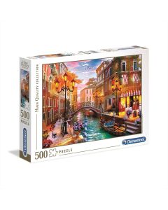 Clementoni Puzzle 500 db High Quality Collection - Velence naplementében