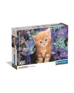 Clementoni Puzzle 500 db High Quality Collection - Vörös cica