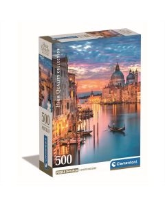 Clementoni Puzzle 500 db poszterrel High Quality Collection - Velence fényei