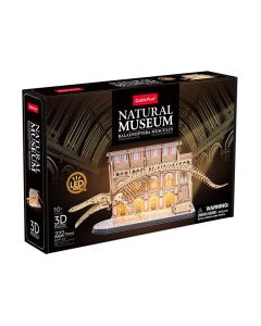 CubicFun 3D puzzle múzeum sorozat LED világítással - Kék bálna