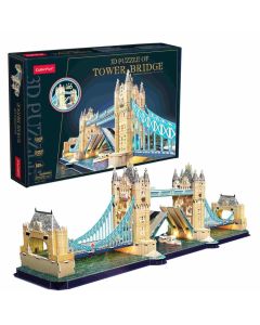 CubicFun 3D puzzle Tower Bridge LED világítással