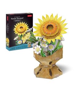 CubicFun 3D puzzle virágcsokor - Napraforgó