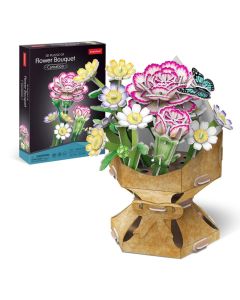 CubicFun 3D puzzle virágcsokor - Szegfű
