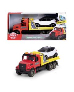 Dickie Heavy Road Volvo kamion szállítmánnyal 25 cm, autómentő