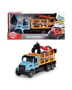 Dickie Heavy Road Volvo kamion szállítmánnyal 25 cm, farönk szállító