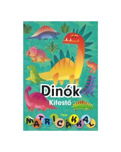 Dinók kifestő - matricákkal