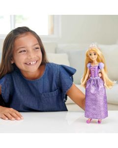 Disney Princess Csillogó hercegnő baba - Aranyhaj (HLW03)