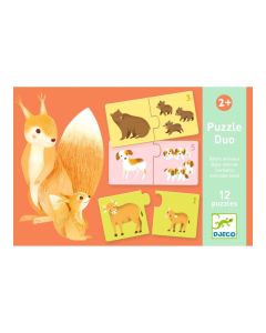 Djeco Baby Animals - Kié a kölyök? párosító puzzle